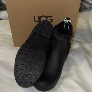 UGG Chevonne Black Waterproof Rain Boots ☔️